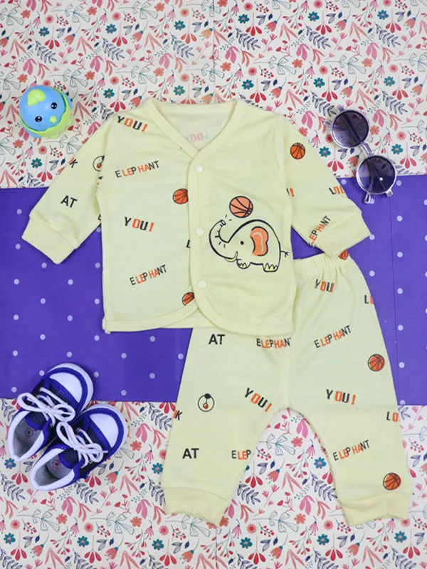 0Mth - 9Mth You Yellow Baba Suit For Newborns BG NBS74