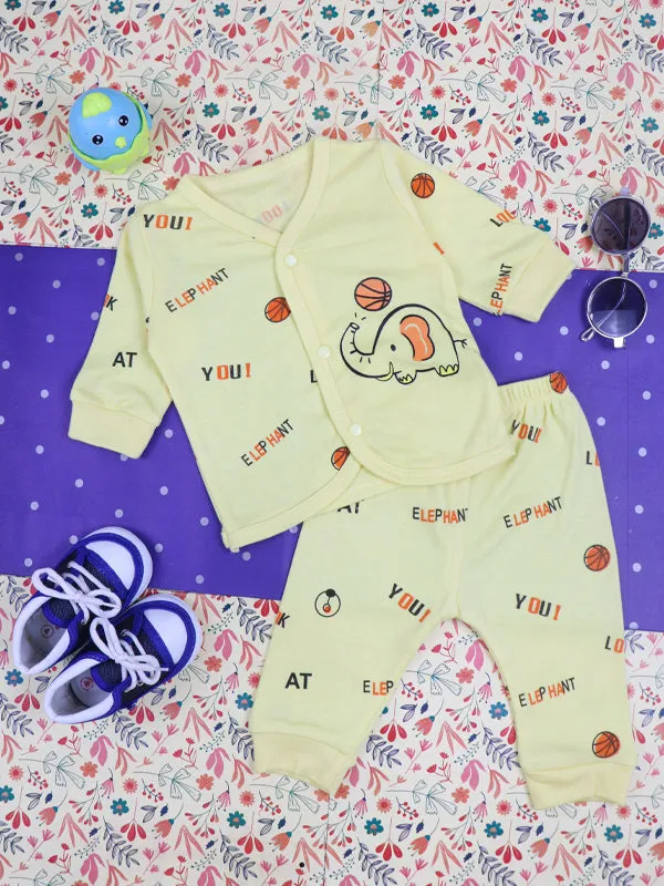 0Mth - 9Mth You Yellow Baba Suit For Newborns BG NBS74