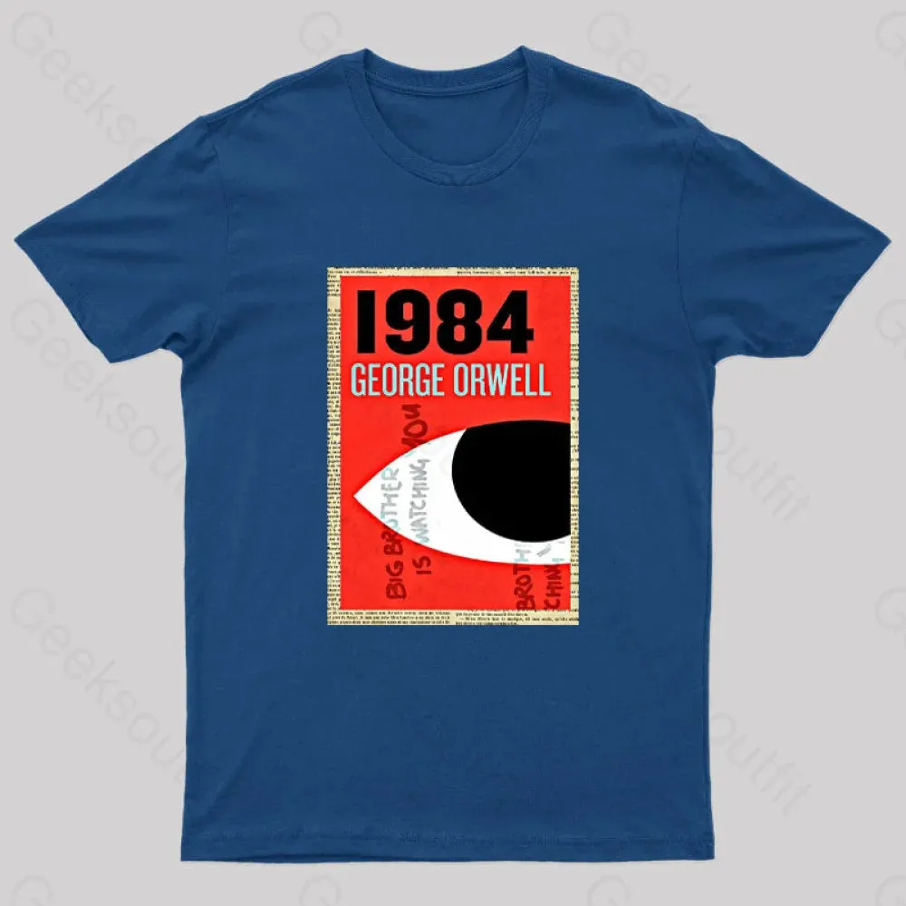 1984 Book Cover by George Orwell Geek T-Shirt