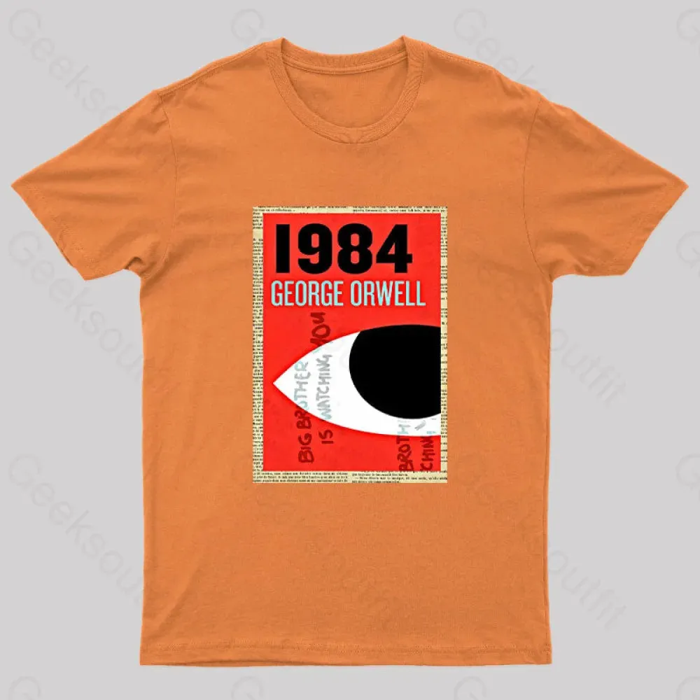 1984 Book Cover by George Orwell Geek T-Shirt