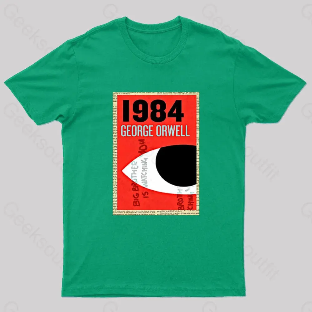 1984 Book Cover by George Orwell Geek T-Shirt