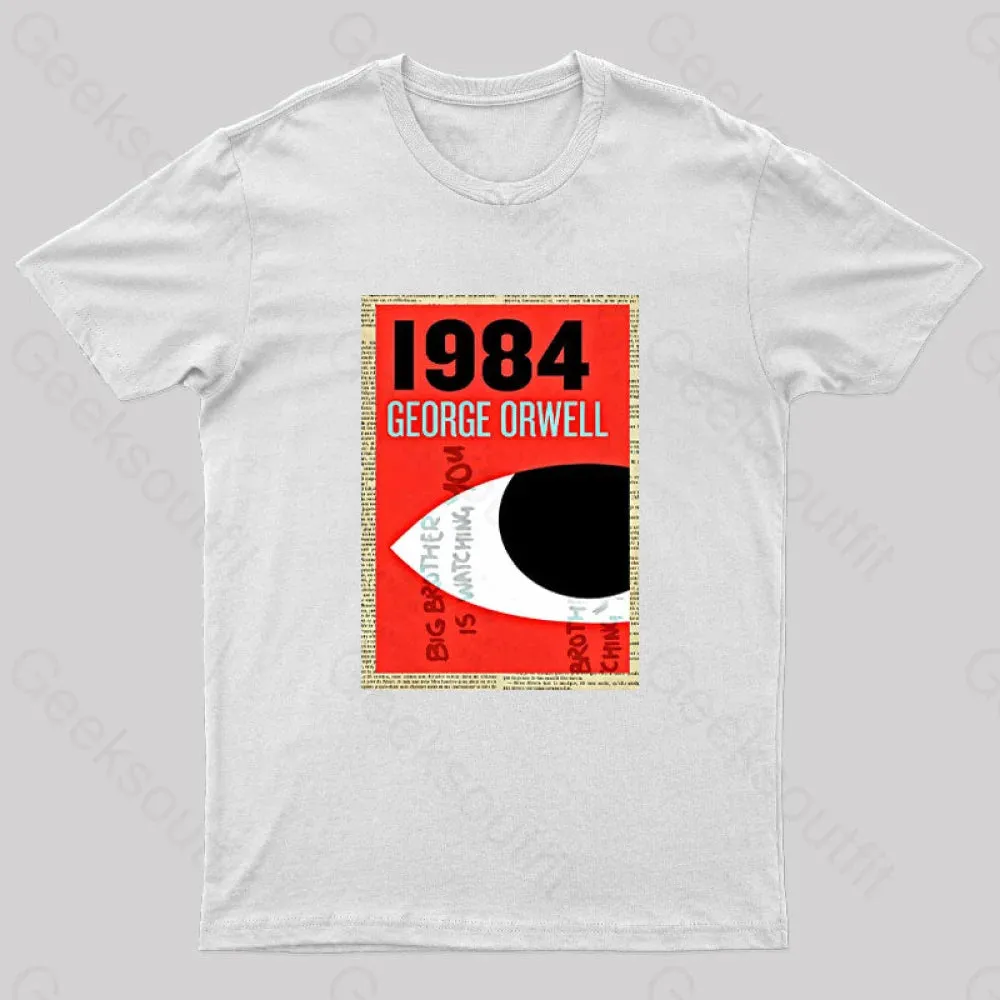 1984 Book Cover by George Orwell Geek T-Shirt