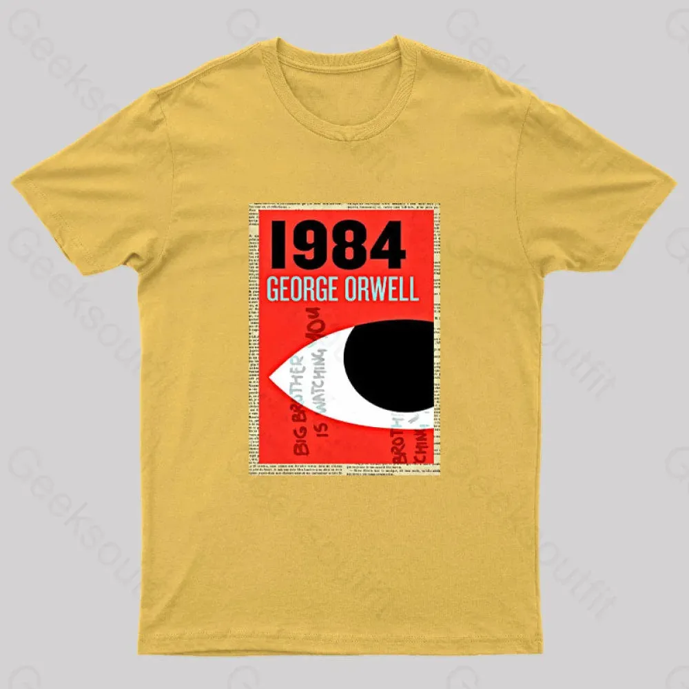 1984 Book Cover by George Orwell Geek T-Shirt