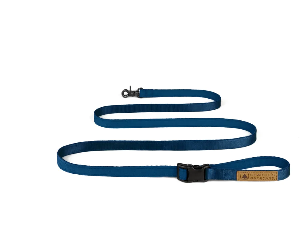 Adjustable Easy Dog Leash in Navy (FINAL SALE)