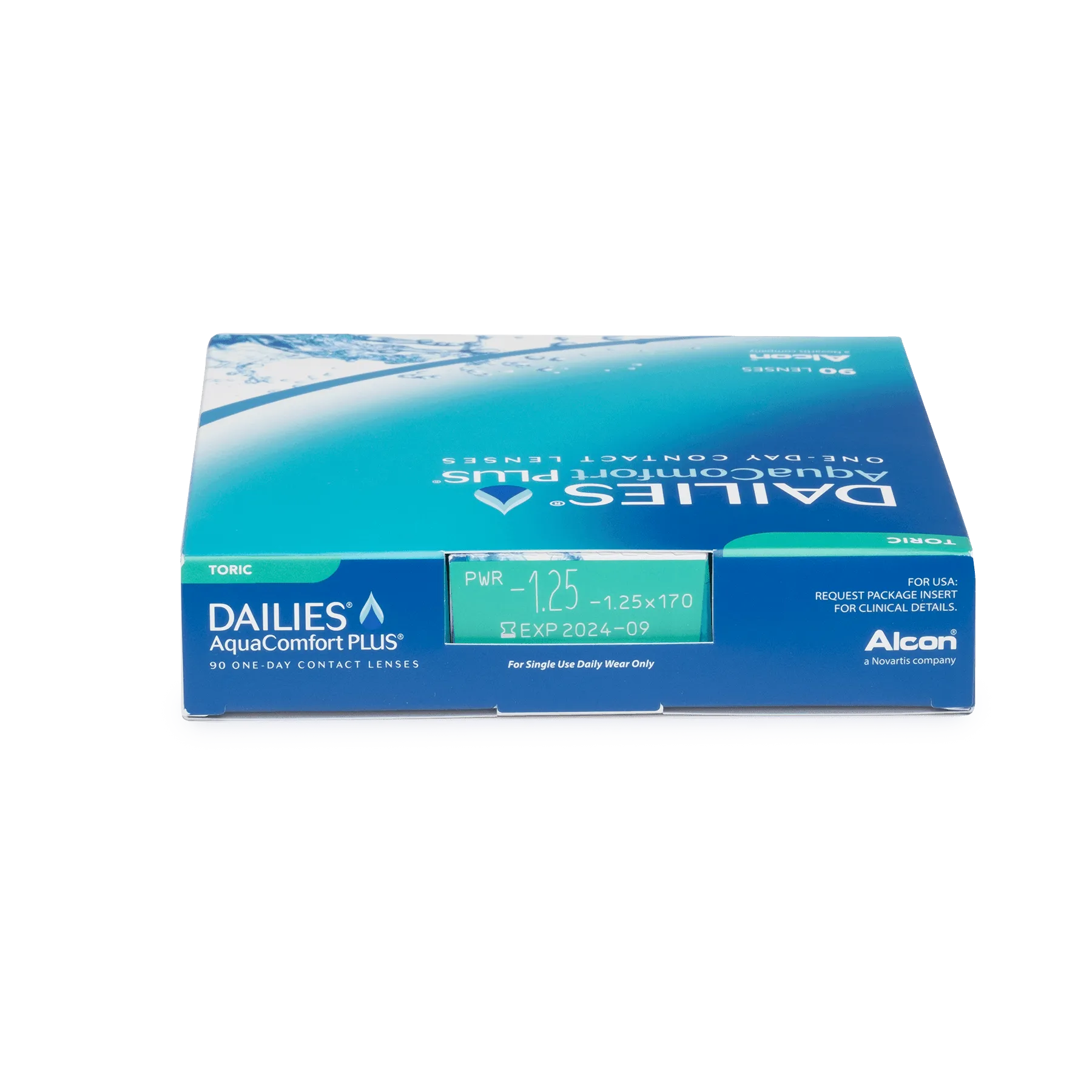 Alcon DAILIES AquaComfort Plus One-Day Contact Lenses - 90 Pack