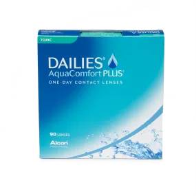 Alcon DAILIES AquaComfort Plus One-Day Contact Lenses - 90 Pack