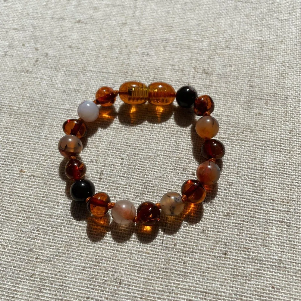 Amber bracelet & anklet - Baby & kids - 14 cm