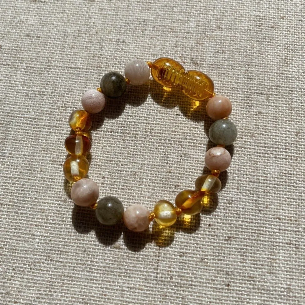 Amber bracelet & anklet - Baby & kids - 14 cm