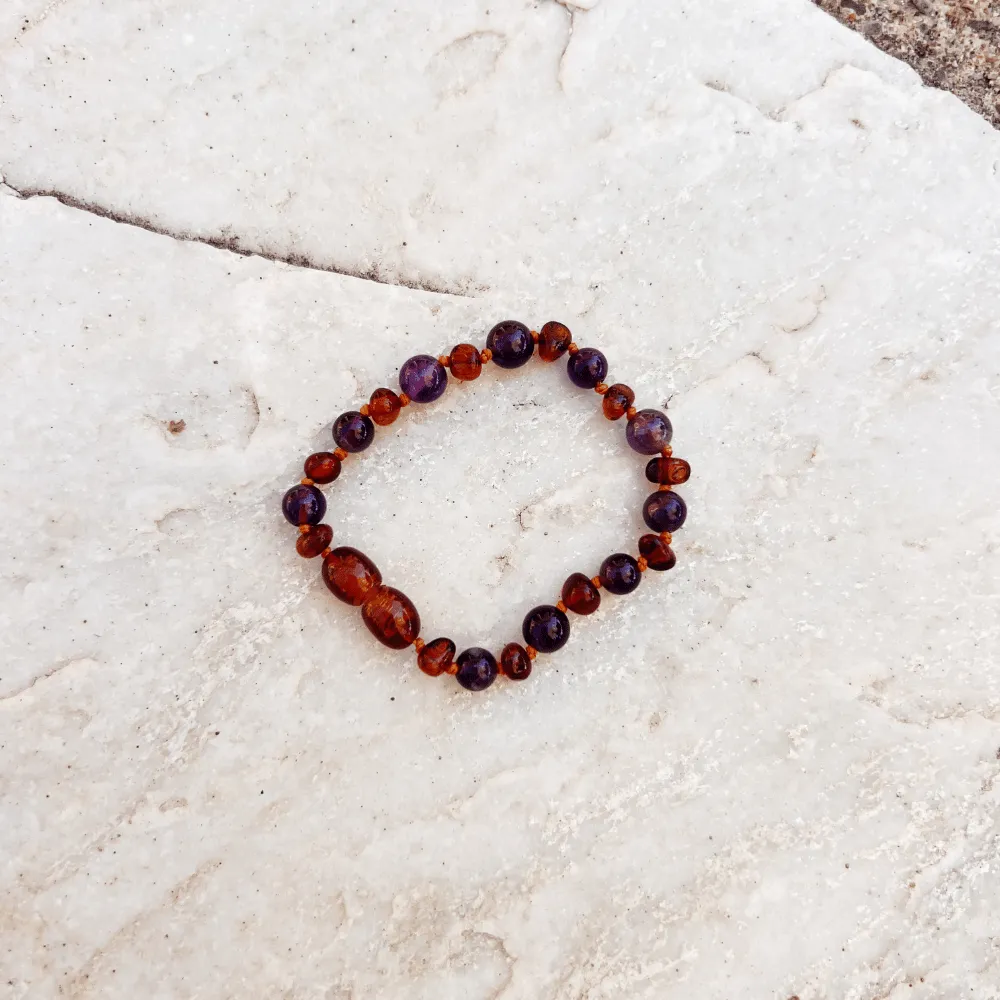 Amber bracelet & anklet - Baby & kids - 14 cm