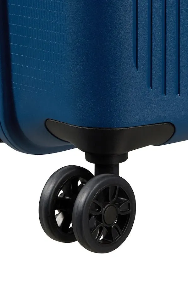 American Tourister Aerostep Expandable 55cm Cabin Spinner | Navy