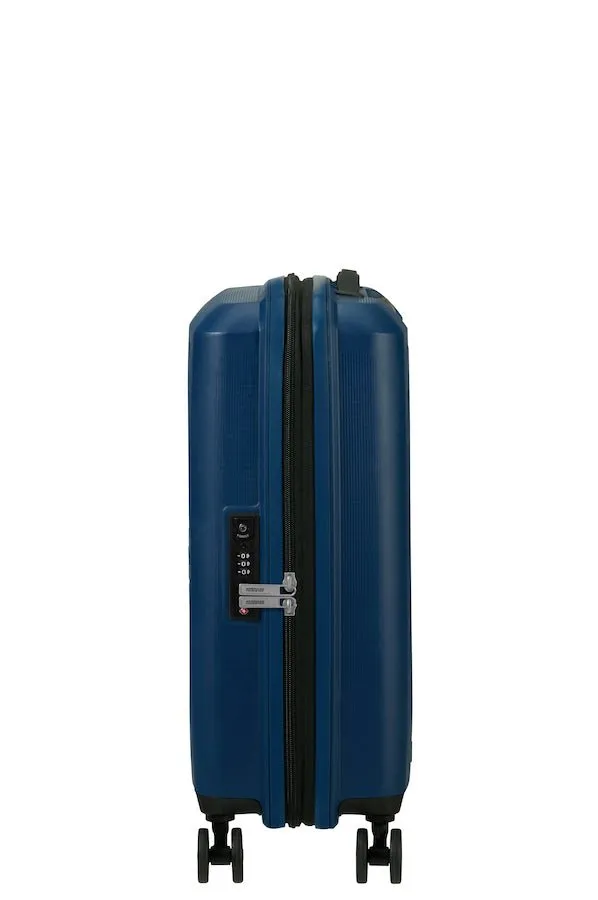 American Tourister Aerostep Expandable 55cm Cabin Spinner | Navy