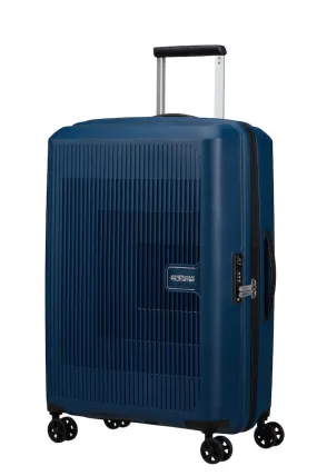 American Tourister Aerostep Expandable 67cm Medium Spinner | Navy