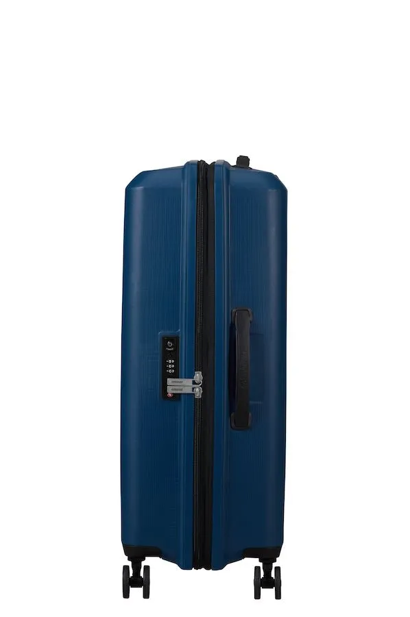 American Tourister Aerostep Expandable 67cm Medium Spinner | Navy