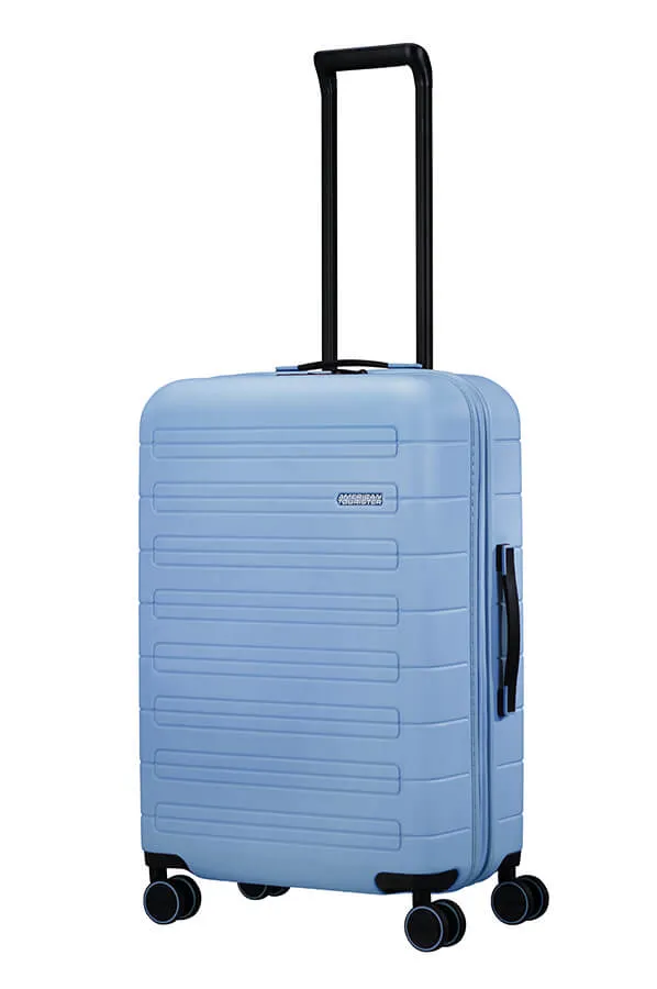 American Tourister Novastream 67cm Expandable Medium Spinner | Pastel Blue