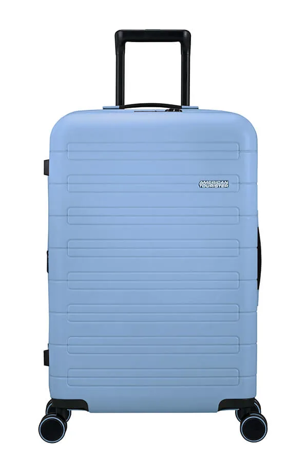 American Tourister Novastream 67cm Expandable Medium Spinner | Pastel Blue