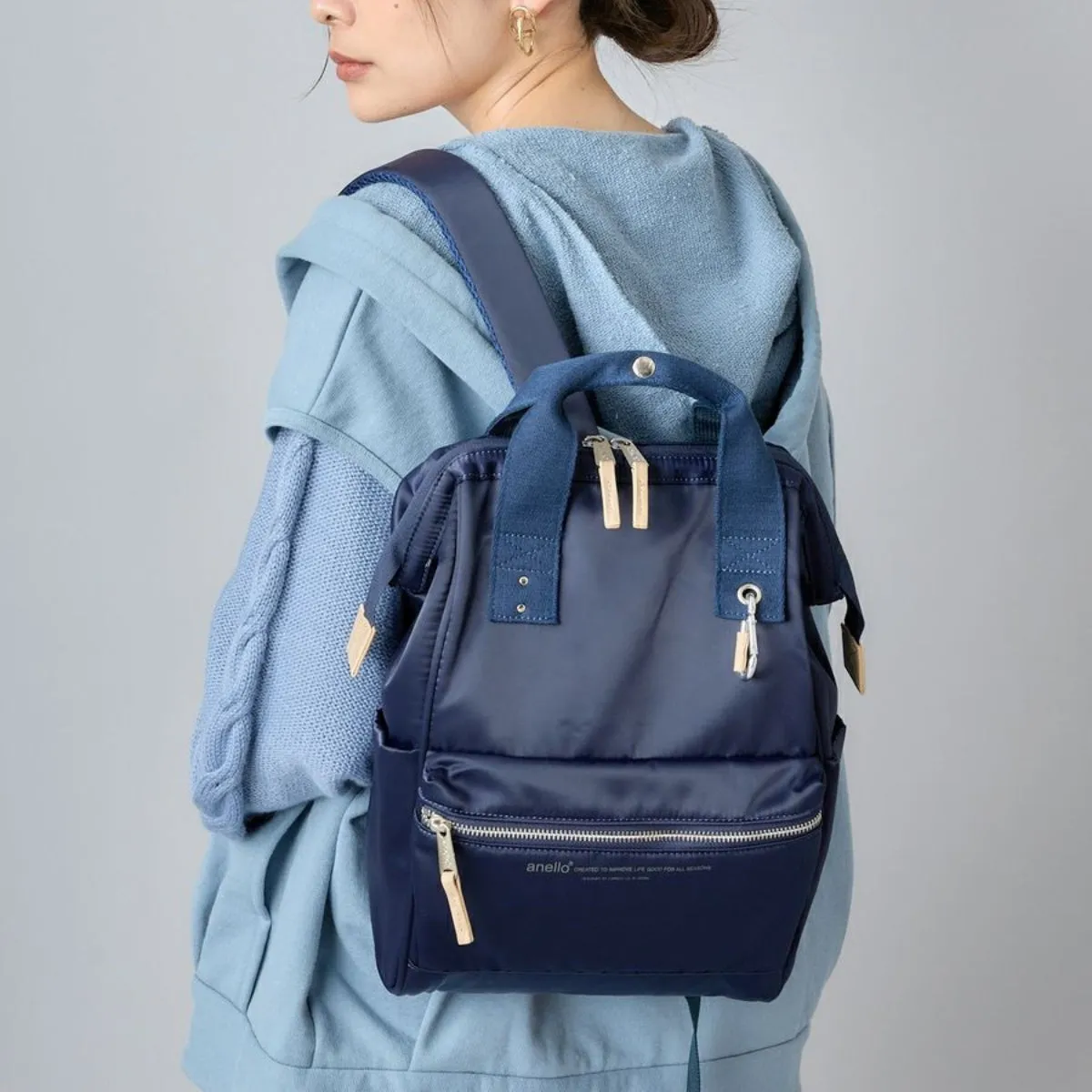 Anello Eleanor Backpack Small in Navy