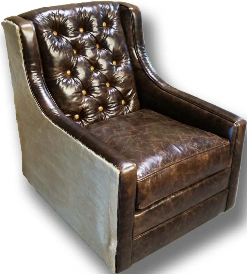 Aspen Tufted Tallback Swivel Glider Chair