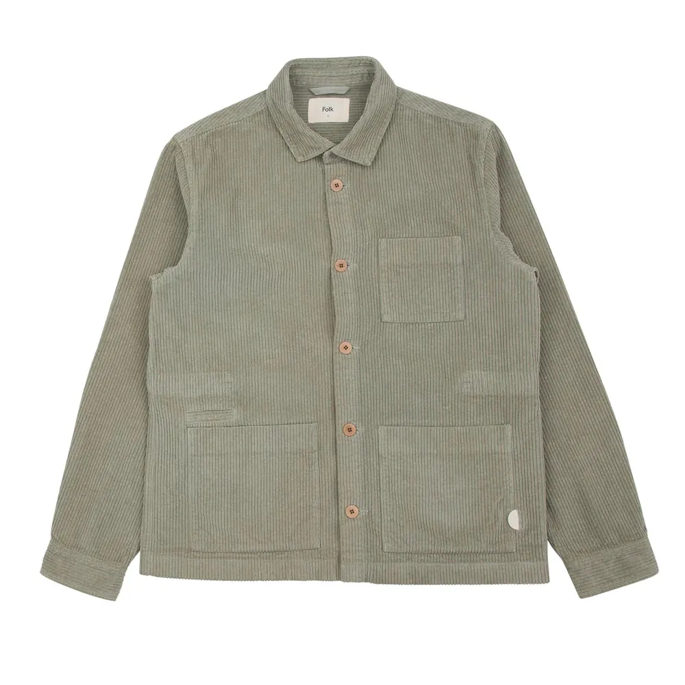 Assembly Jacket Olive Chunky Cord