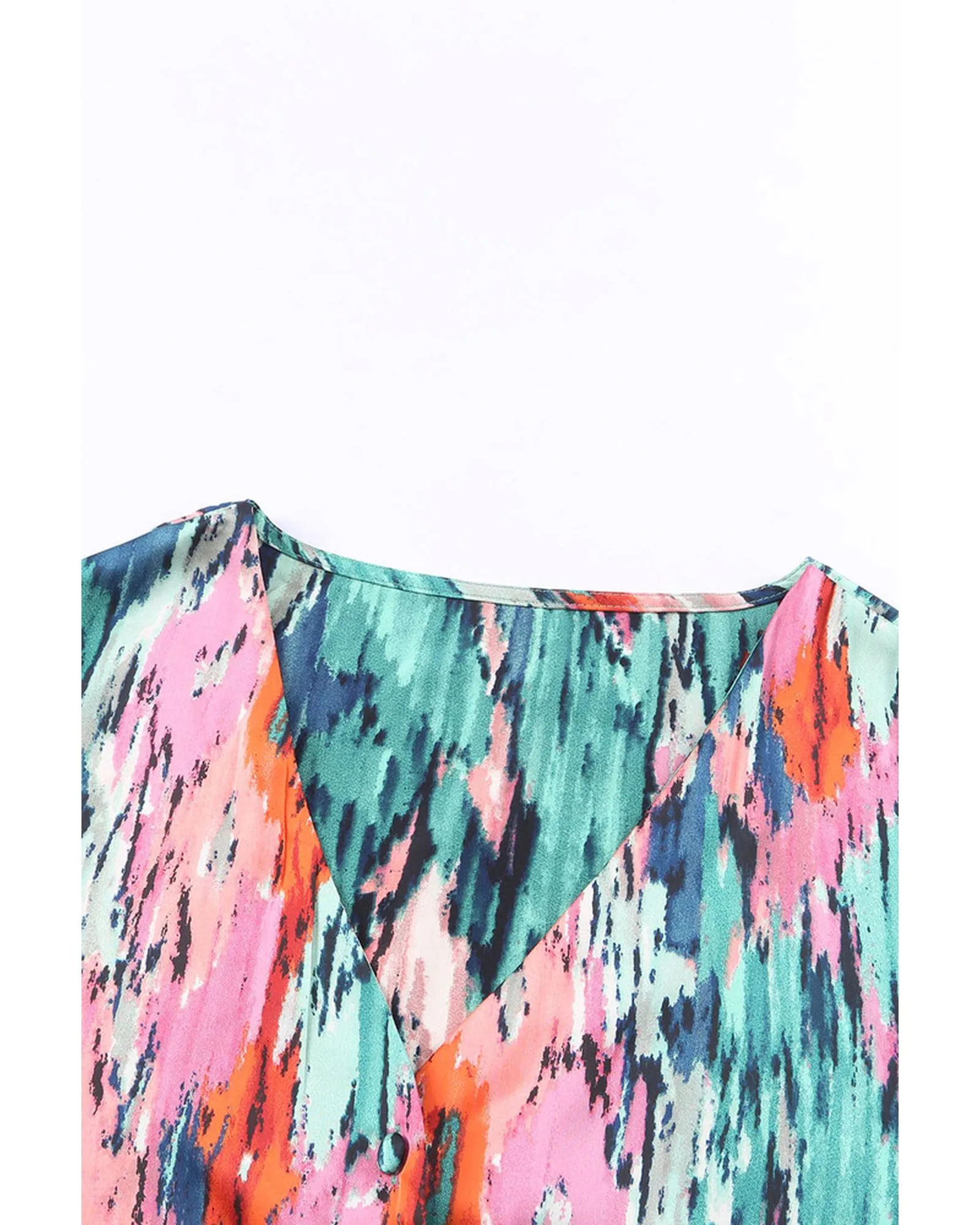 Azura Exchange Abstract Print Long Sleeve Shirt - L