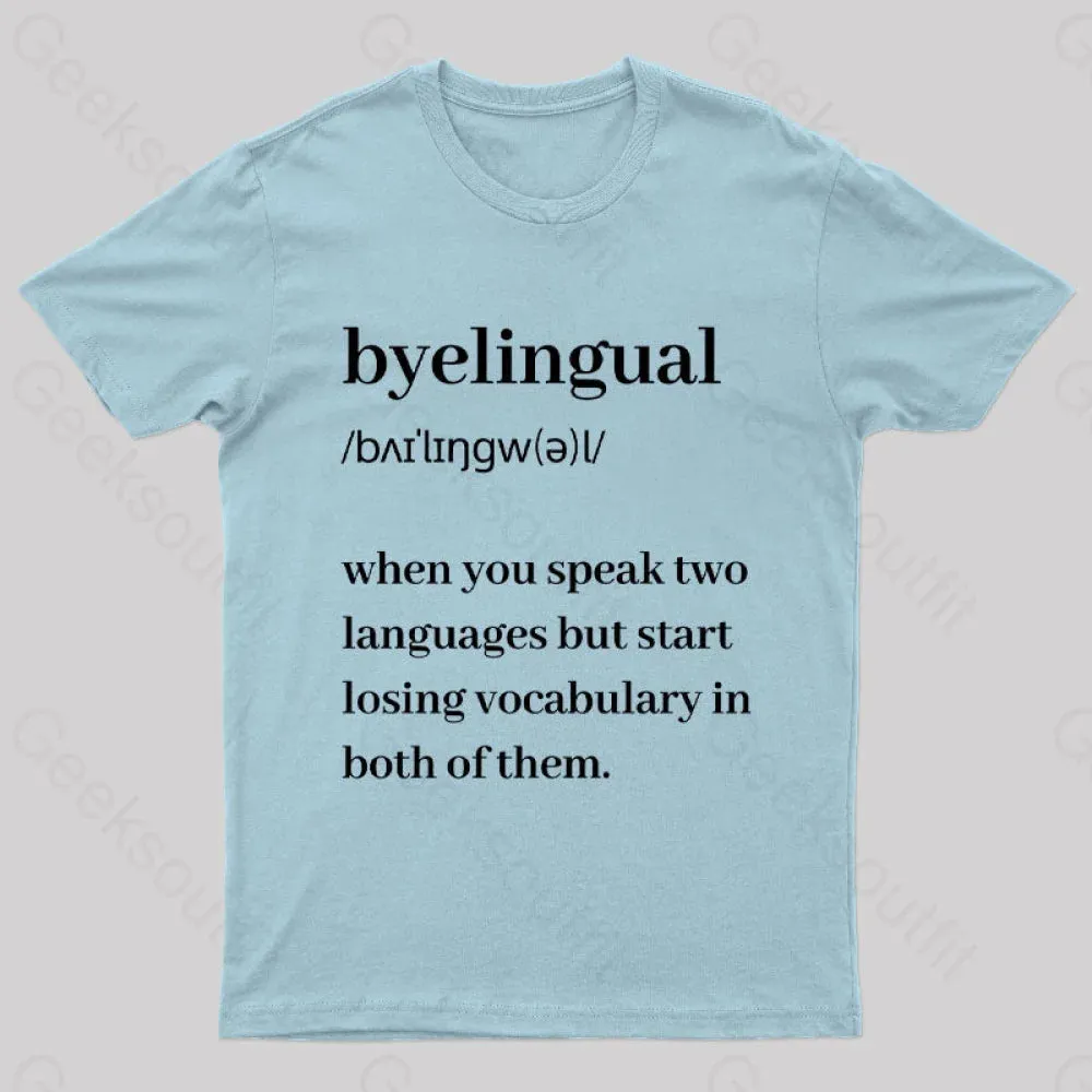 Bilingual Definition Geek T-Shirt