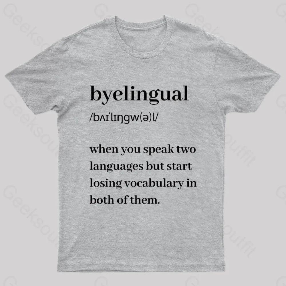 Bilingual Definition Geek T-Shirt