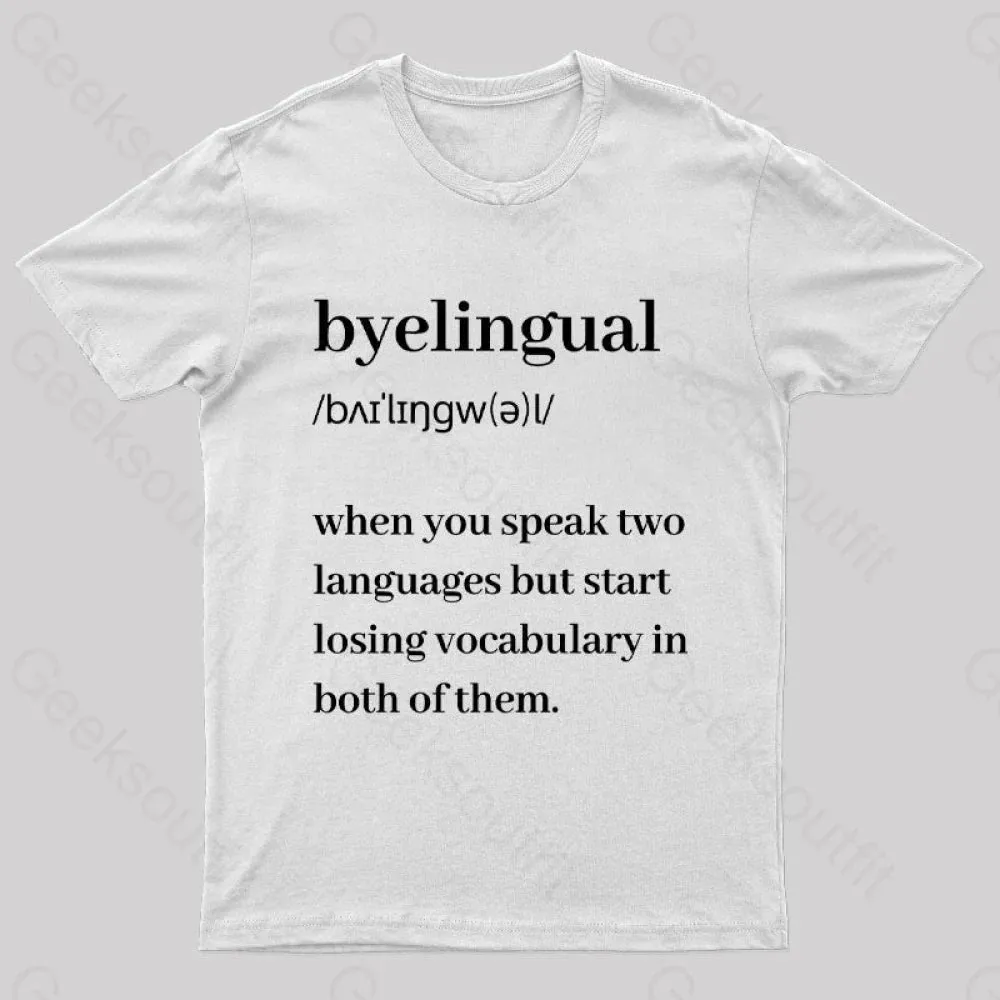 Bilingual Definition Geek T-Shirt