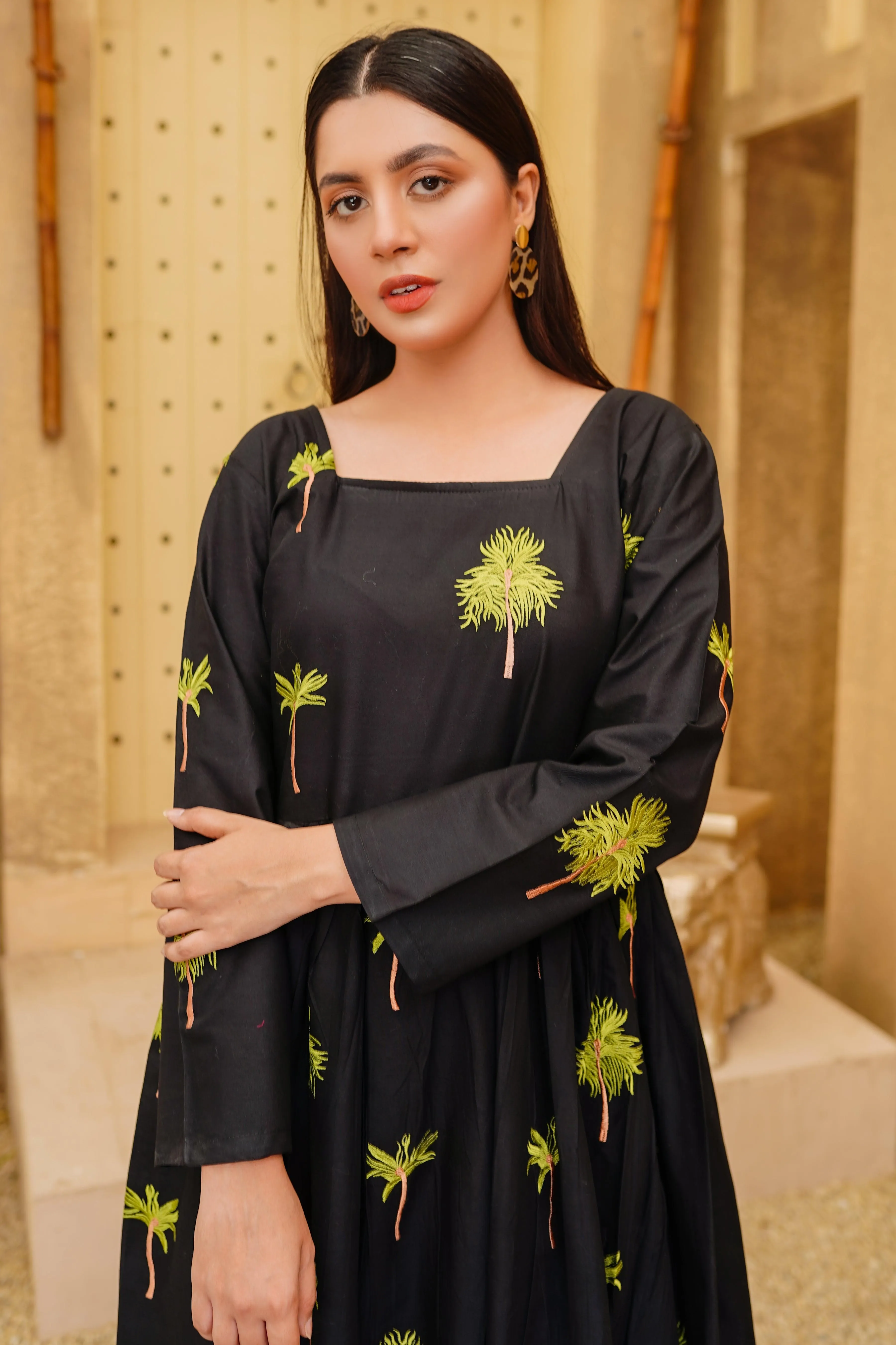 Black Arabic Frock