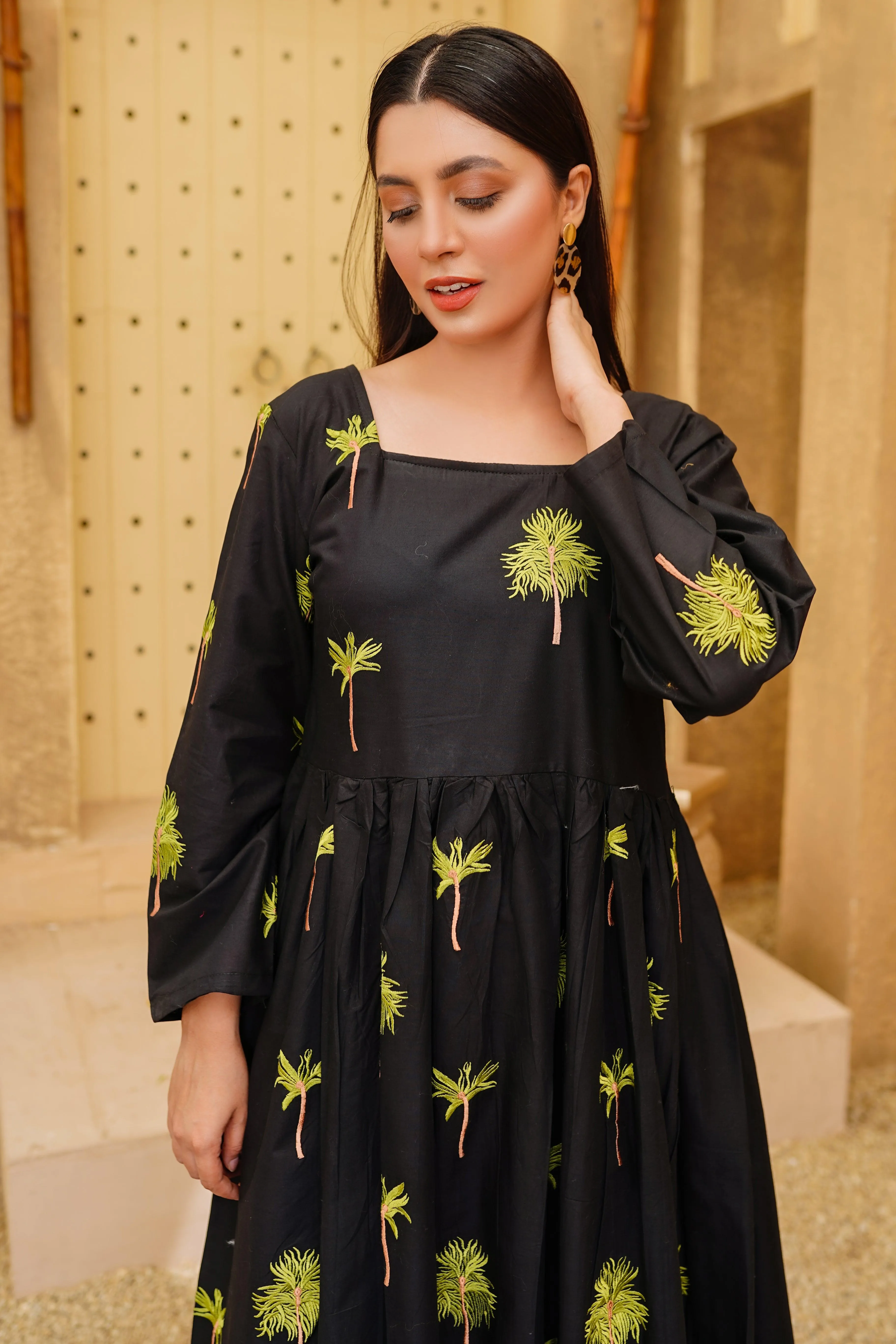 Black Arabic Frock