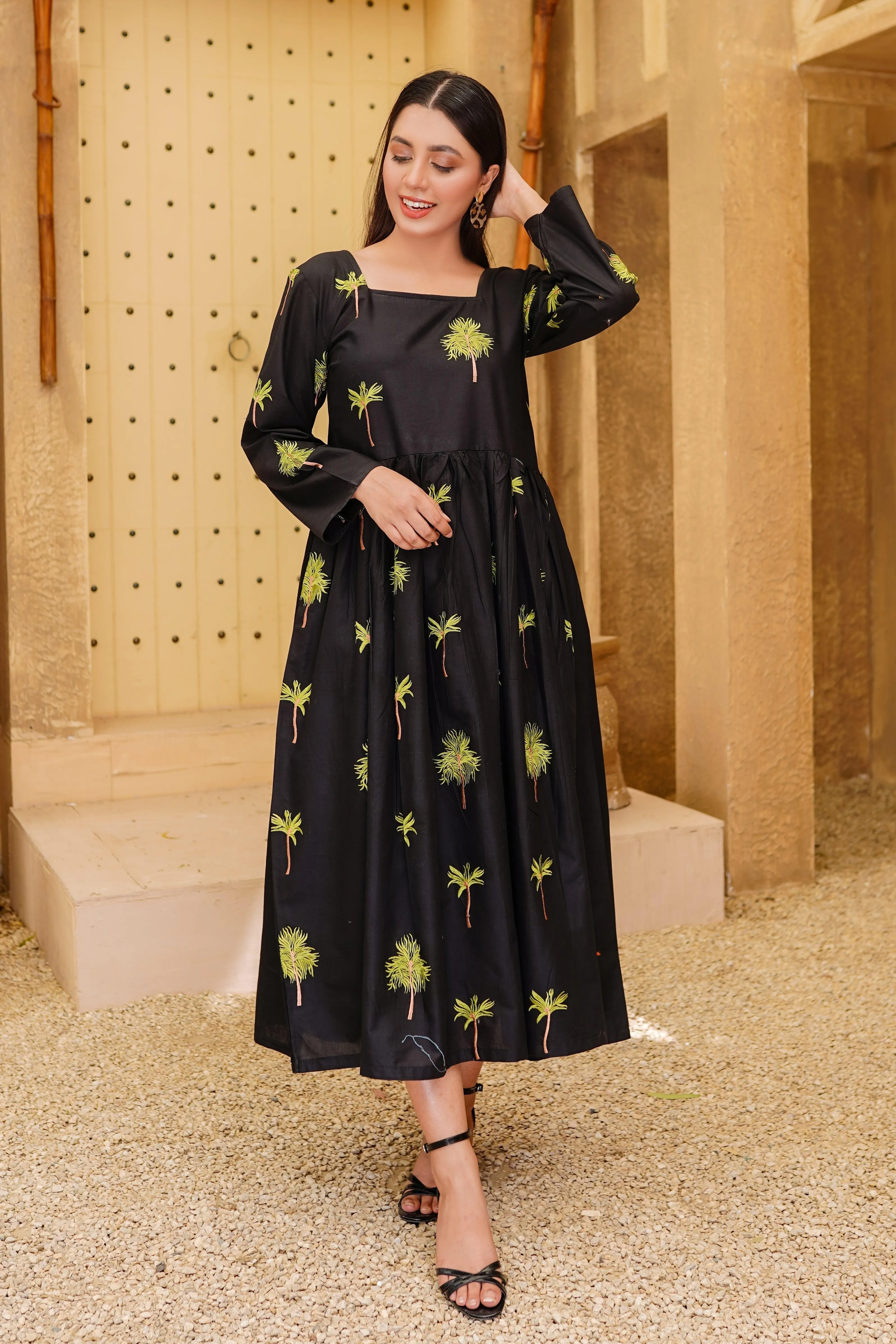 Black Arabic Frock