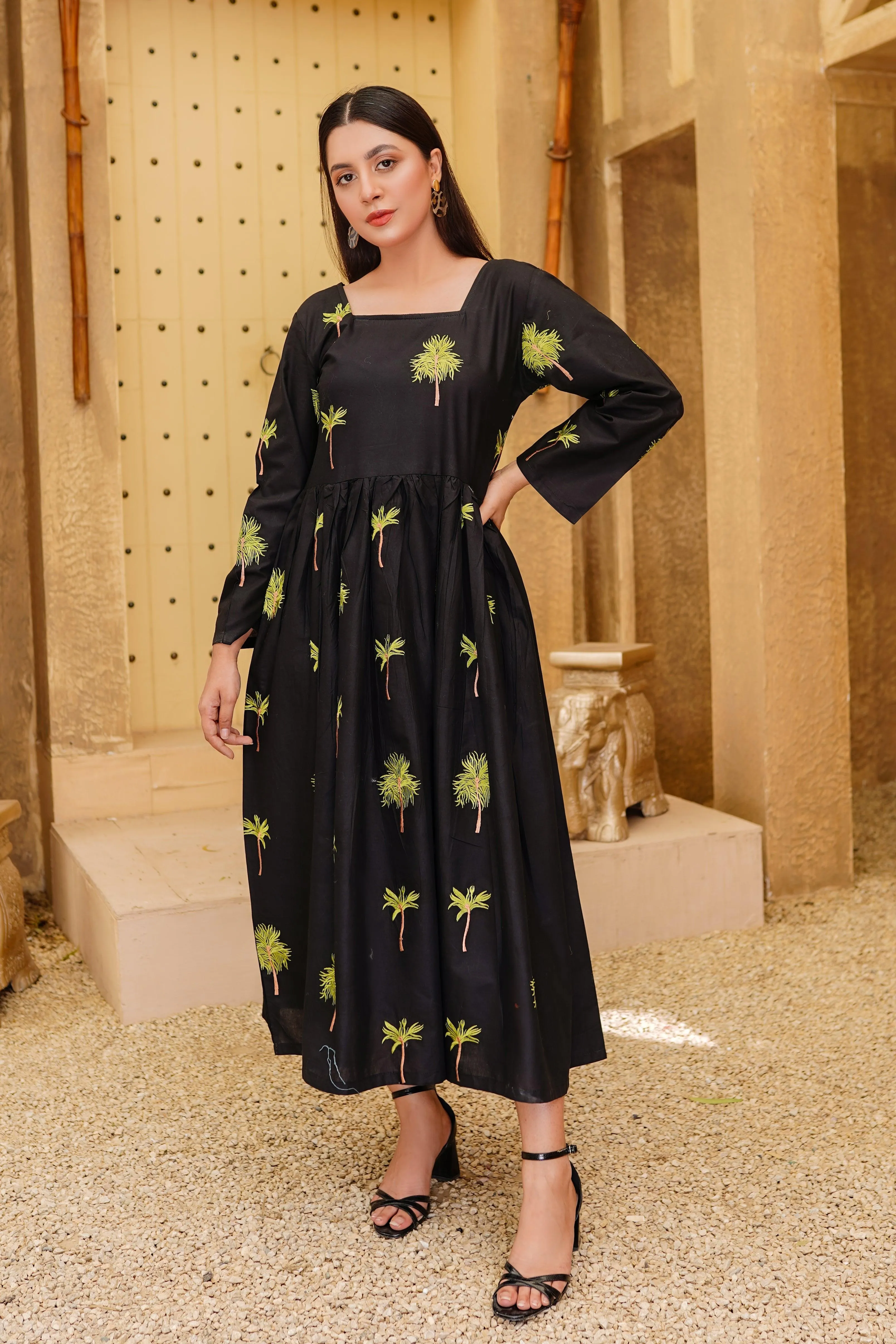 Black Arabic Frock