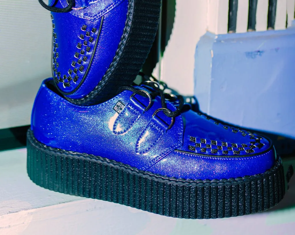 Blue Metallic Sparkle Viva Mondo Creeper