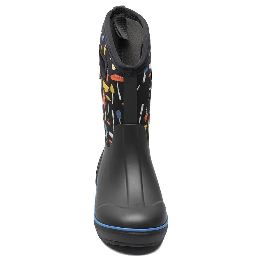 BOGS CLASSIC II MUSHROOMS BLACK MULTI - KIDS