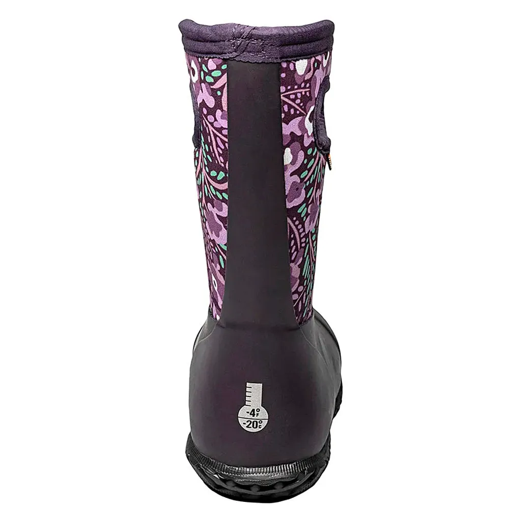 BOGS YORK SUPER FLOWER PURPLE MULTI - KIDS