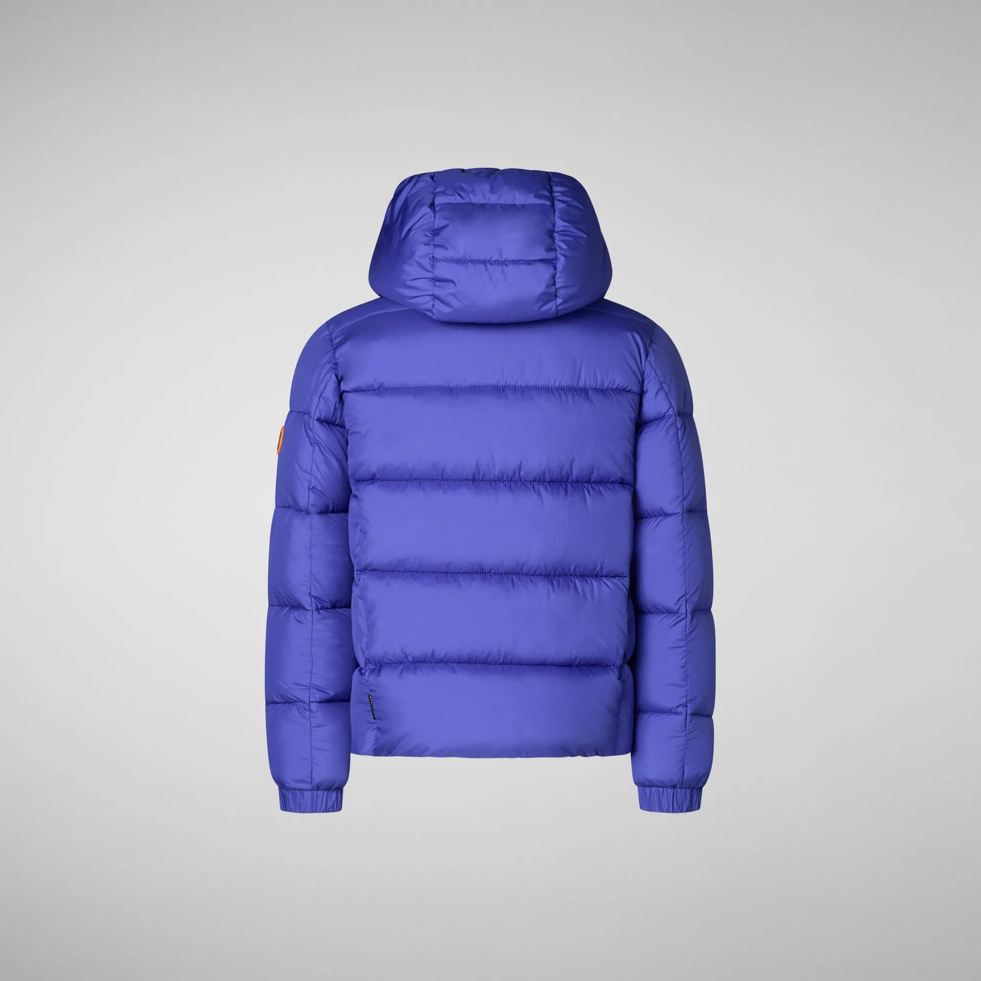 Boys' animal free puffer jacket Foster in gentian blue