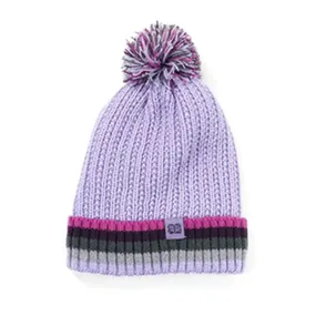 BRITS KNITS PLUSH LINED HAT KIDS LAVENDER