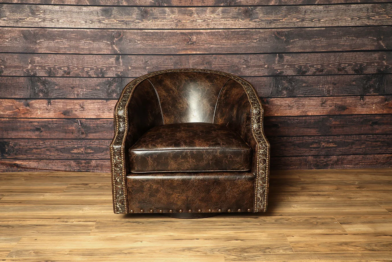 Broken Arrow Swivel Chair Sepia