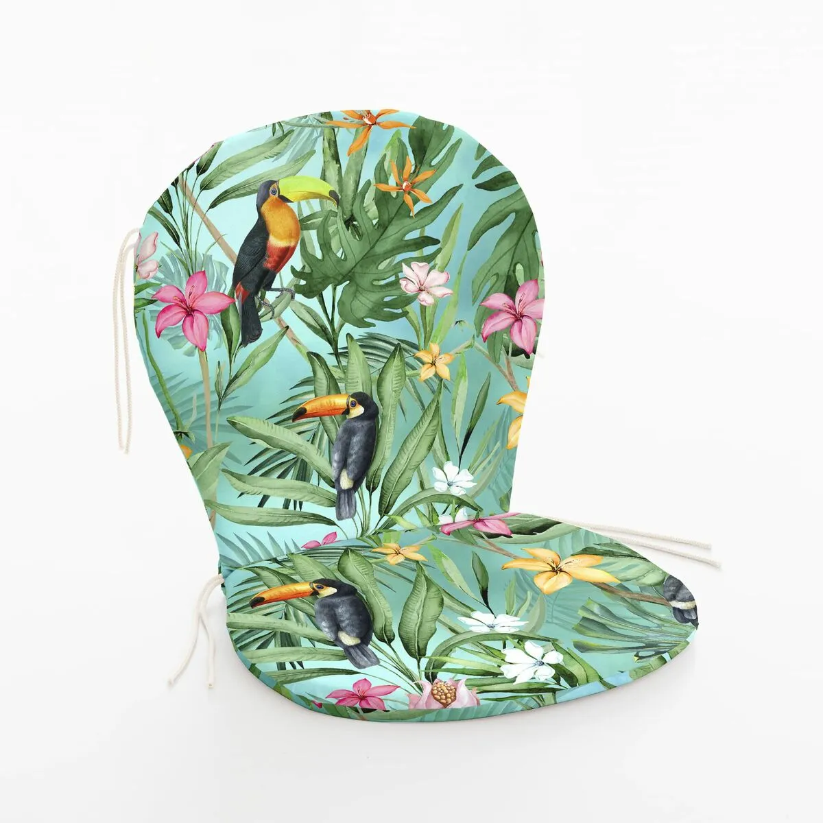 Chair cushion Belum 0120-416 Green Multicolour 48 x 5 x 90 cm