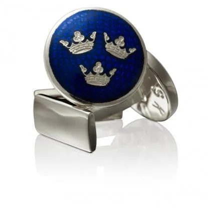 Cufflinks | Three Crowns | Large | Silver