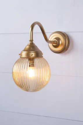 Dakota Reeded Glass Exterior Light