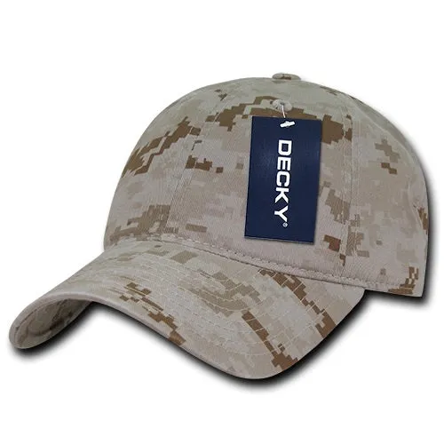 Decky 216 - 6 Panel Low Profile Relaxed Camo Dad Hat