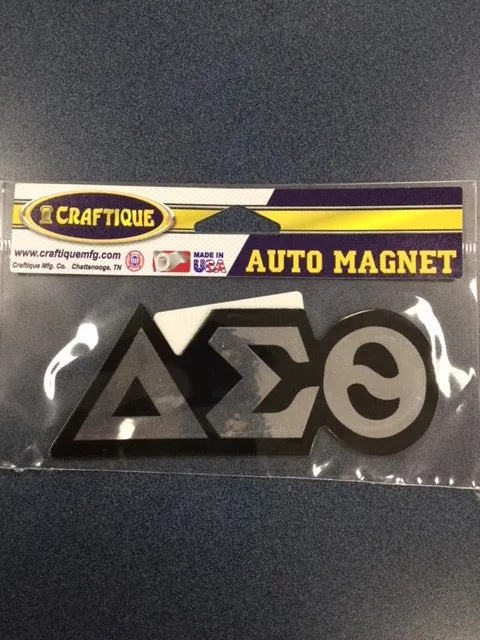 Delta Chrome Magnetic Car Emblem