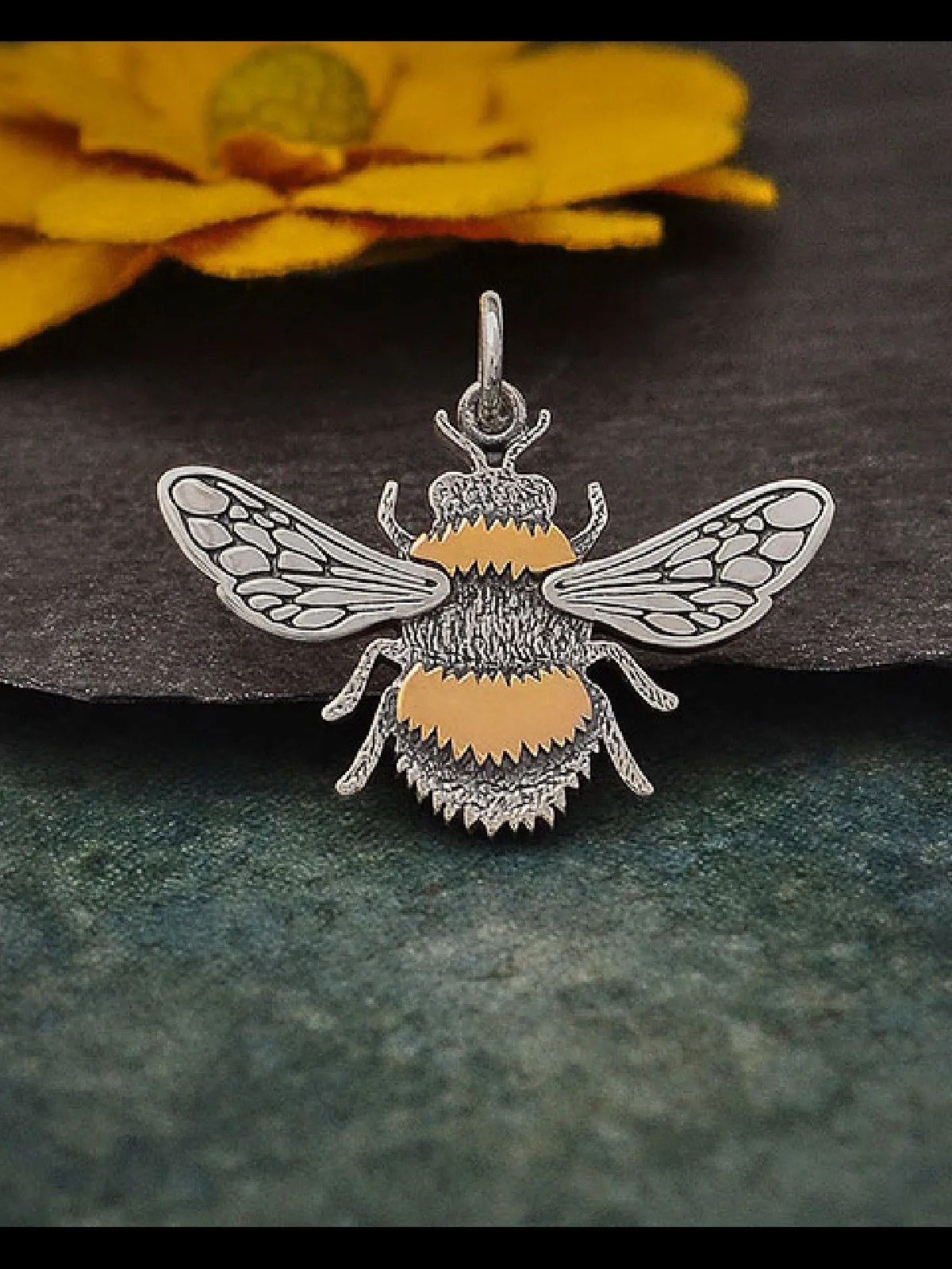 Detailed Bumblebee Necklace