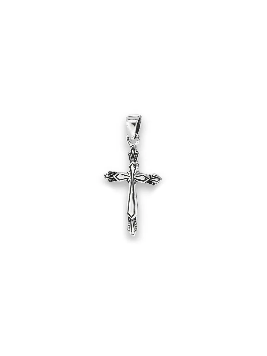 Detailed Cross Pendant