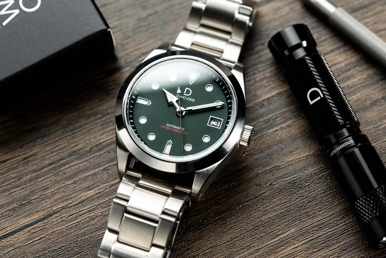 EONIQ Silver Stainless Steel Bracelet [38.5mm Mosel, 40mm Diver & 40mm Pilot series ONLY] - Without Endlink