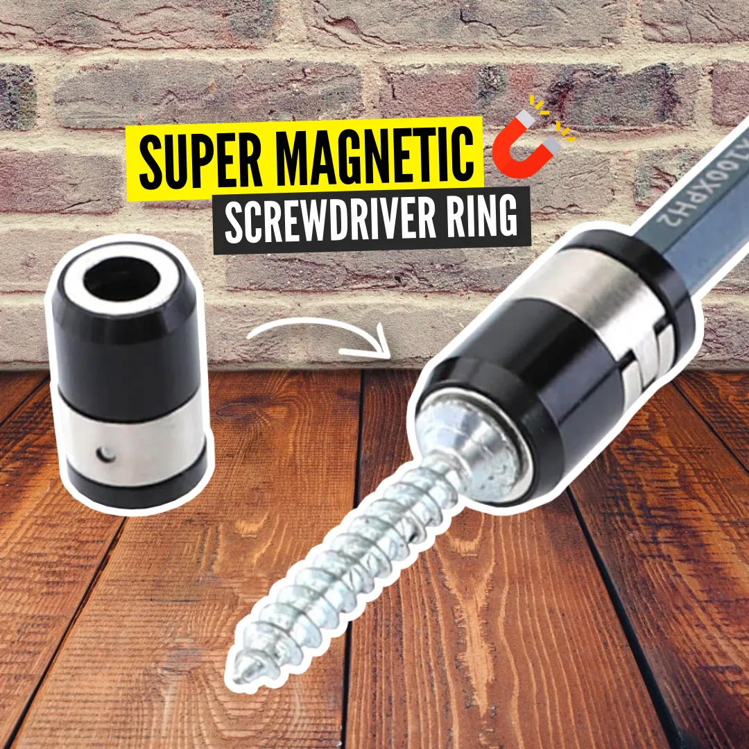 Fast-Attach Screwdriver Head Magnetic Ring (3 pcs set)