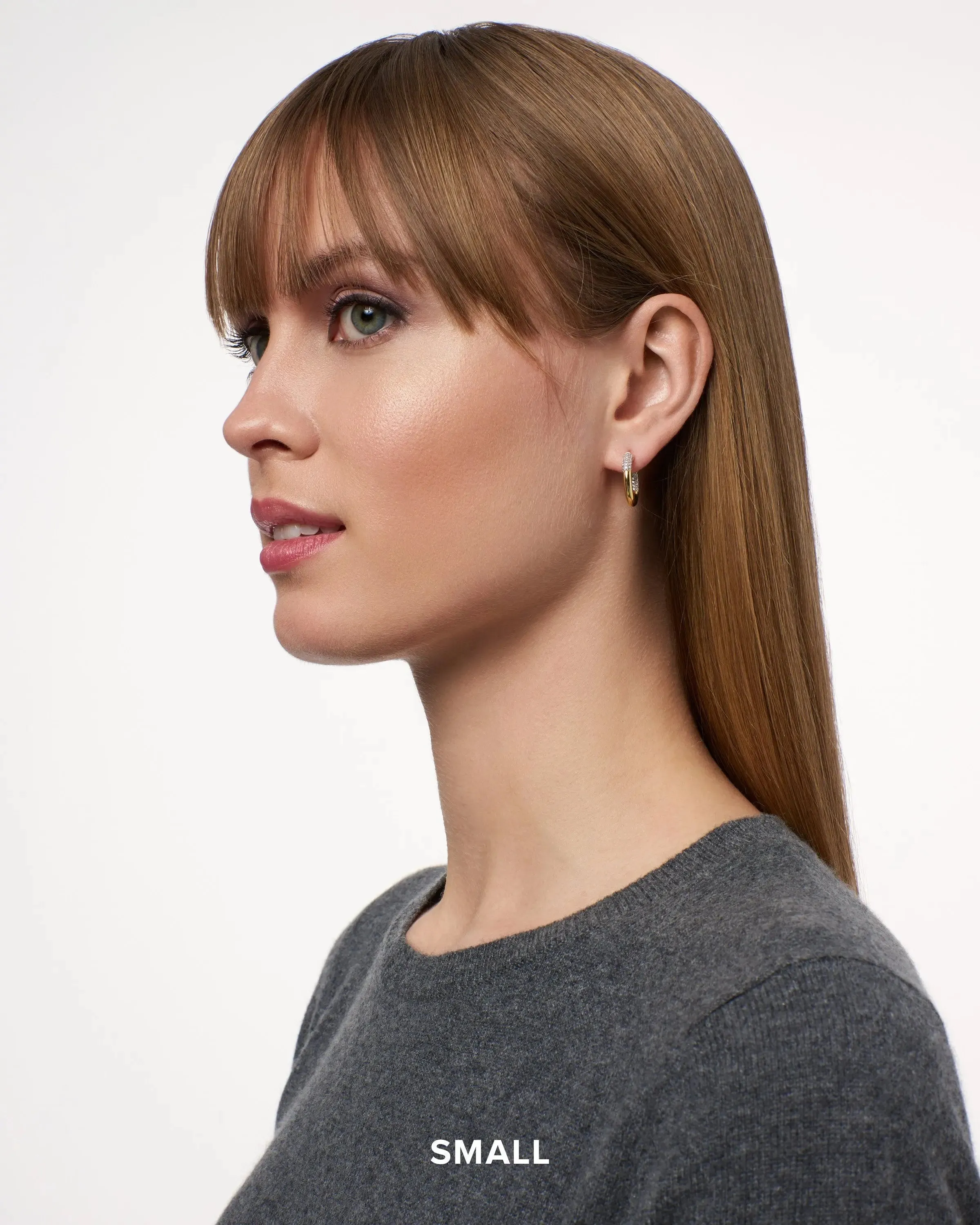 FREIDA ROTHMAN Miss Modern Sleek Hoop Earrings