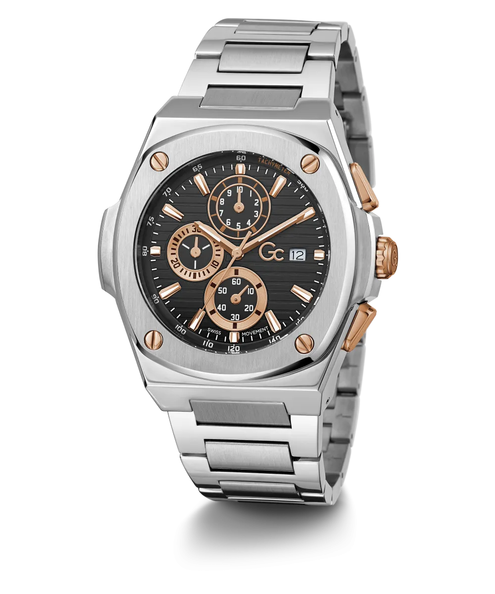 Gc Coussin Shape Chrono Metal