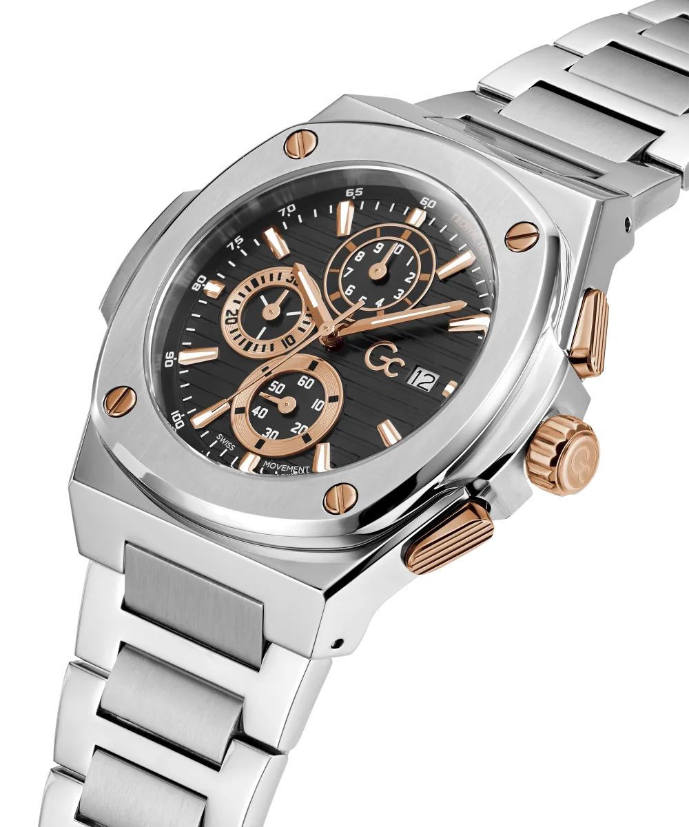 Gc Coussin Shape Chrono Metal