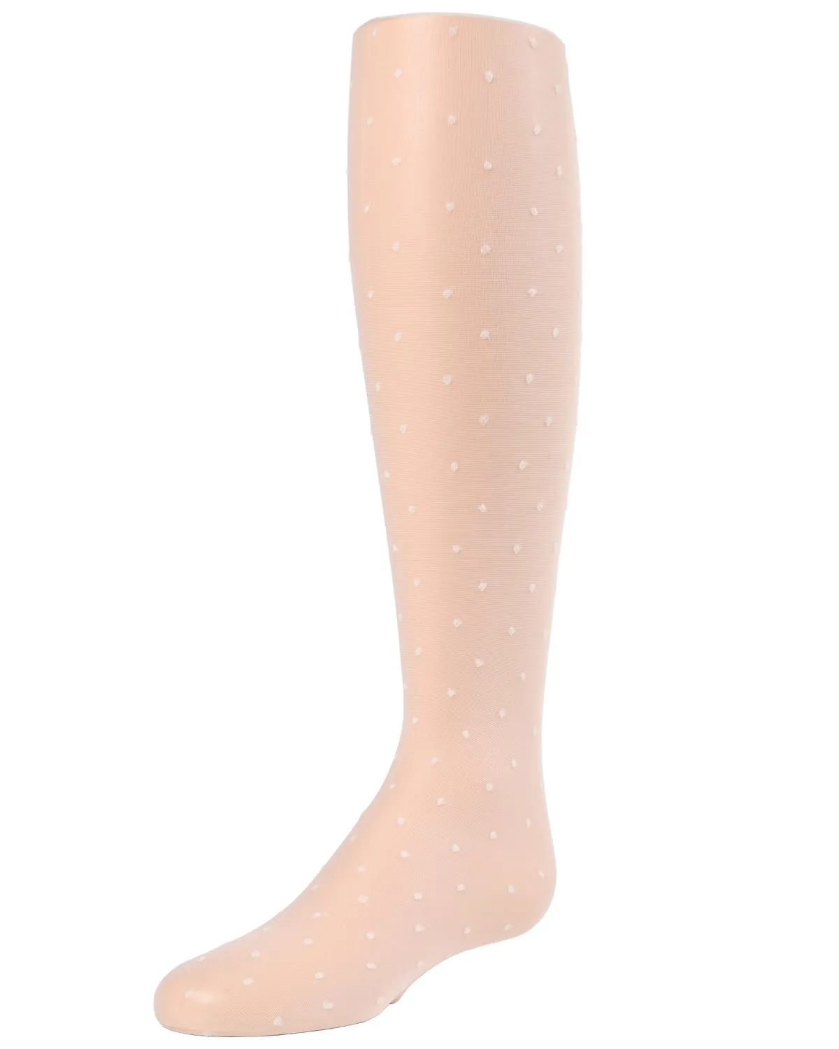 Girls' Sweet Mini Dots Sheer Tights