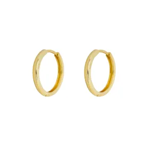 Gold Hoop Earrings (18MM)